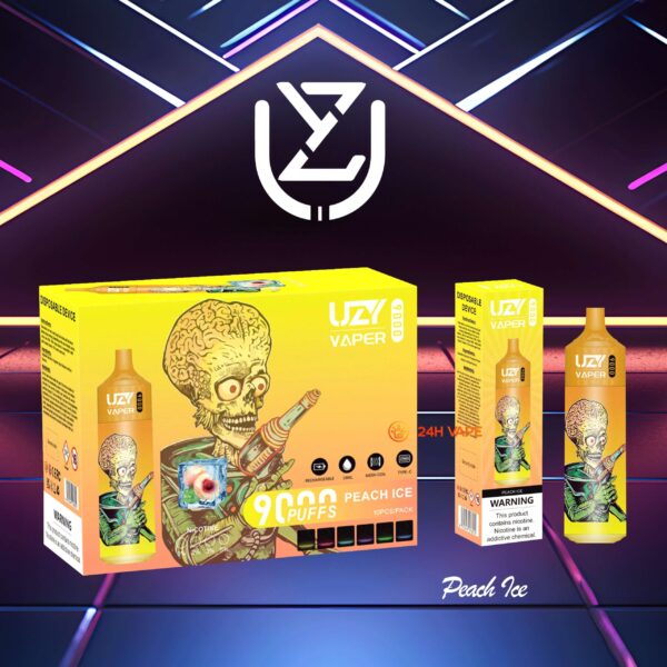 UZY Vaper 9Kのディスプレイと操作部