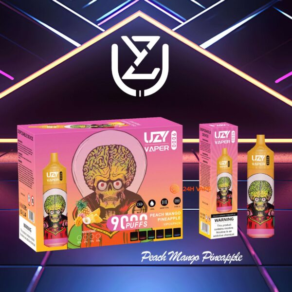 UZY Vaper 9Kのディスプレイと操作部
