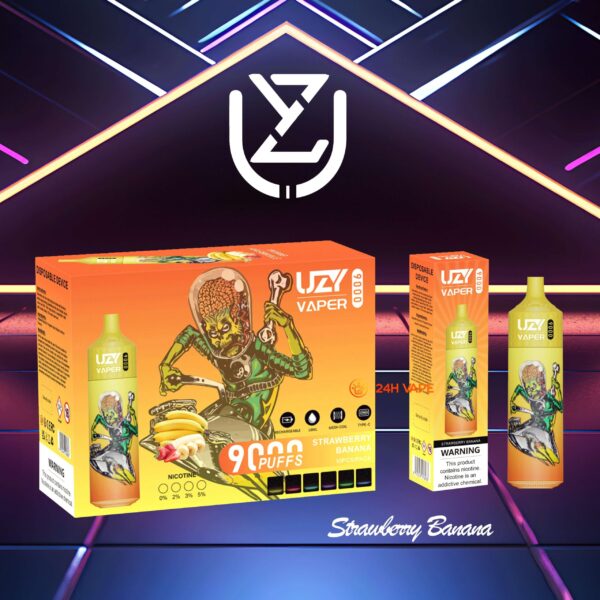 UZY Vaper 9Kのディスプレイと操作部