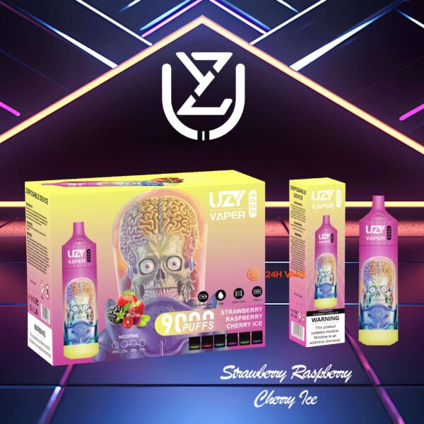 UZY Vaper 9Kのディスプレイと操作部