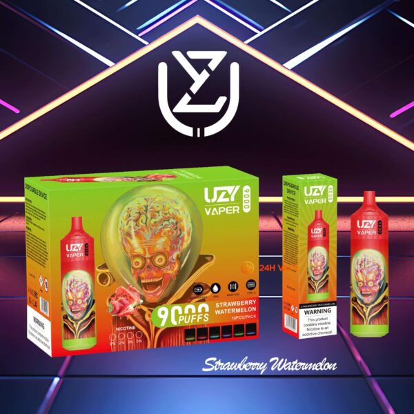 UZY Vaper 9Kのディスプレイと操作部