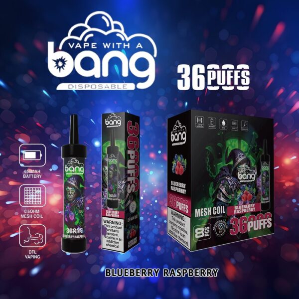 Bang 36K, gusto mirtillo e lampone