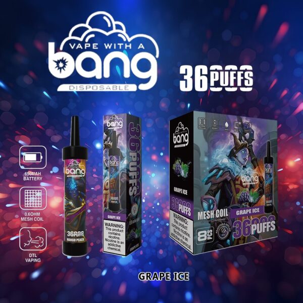 Bang 36K, gusto Grape Ice