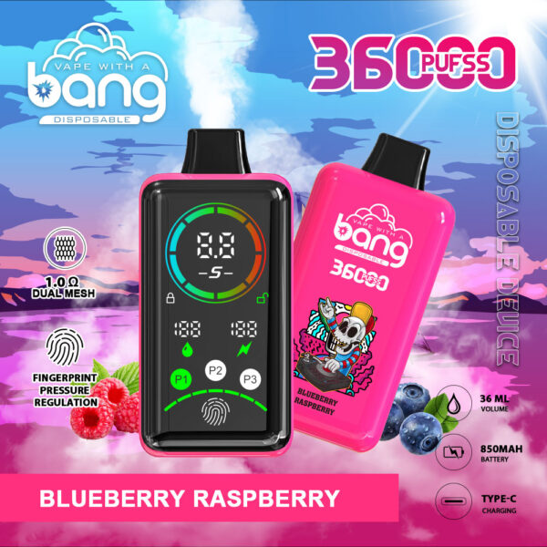 Bang 36K Power, smaakvariant bosbes-framboos