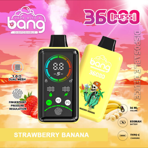 Bang 36K Power – smaakvariant aardbei-banaan