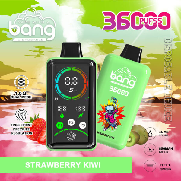 Bang 36K Power – smaakvariant aardbei-kiwi