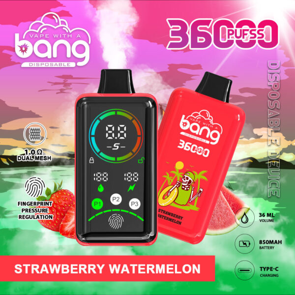 Bang 36K Power – smaakvariant aardbei-watermeloen
