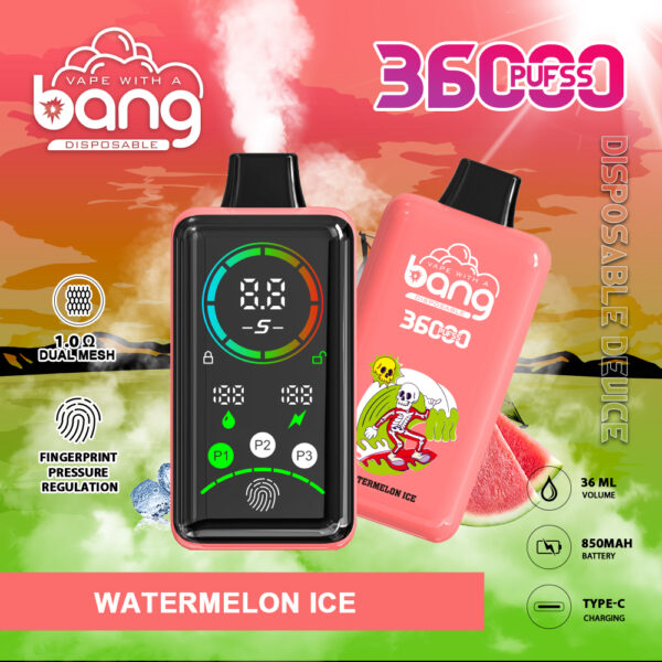Bang 36K Power, smaakvariant Watermelon Ice