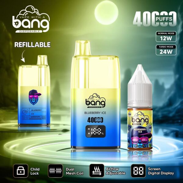 Bang 40K, Geschmacksrichtung „Blueberry Ice“