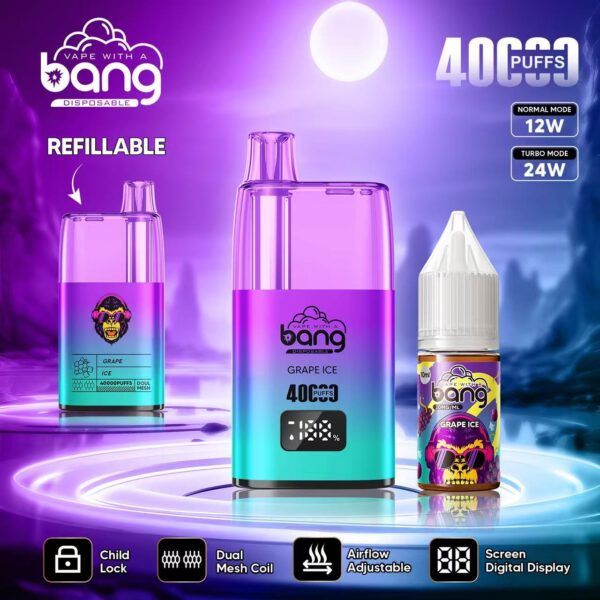 Bang 40K, Geschmacksrichtung „Grape Ice“