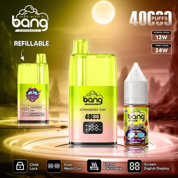 Bang 40K – Geschmacksvariante Erdbeere-Kiwi