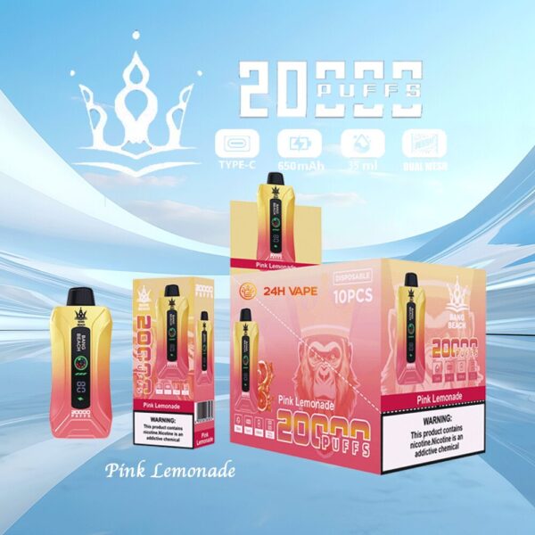 Bang Beach 20K – Geschmacksvariante „Pink Lemonade“