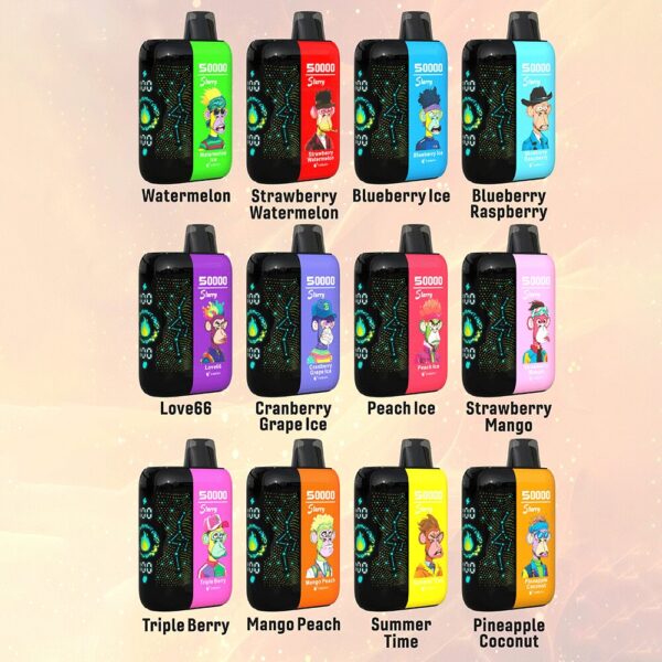 Options disponibles pour le Bang Blaze Starry 50K