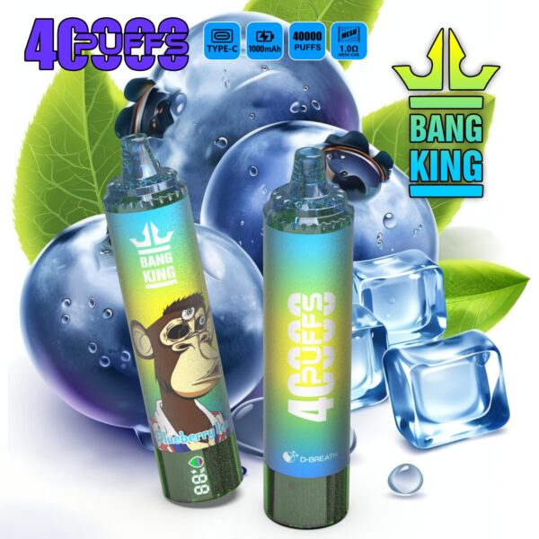 Bang King Tornado 40K, saveur Blueberry Ice