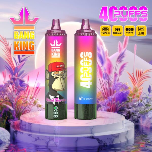Bang King Tornado 40K, saveur « Mélange de baies »