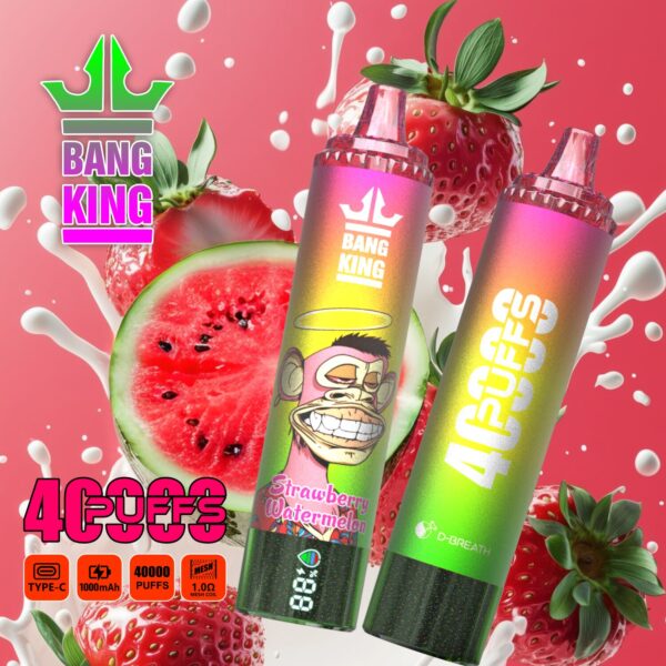 Bang King Tornado 40K – Parfum fraise-pastèque