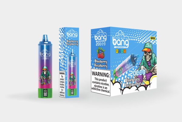 Bang Tornado 20K, sabor a arándanos y frambuesas