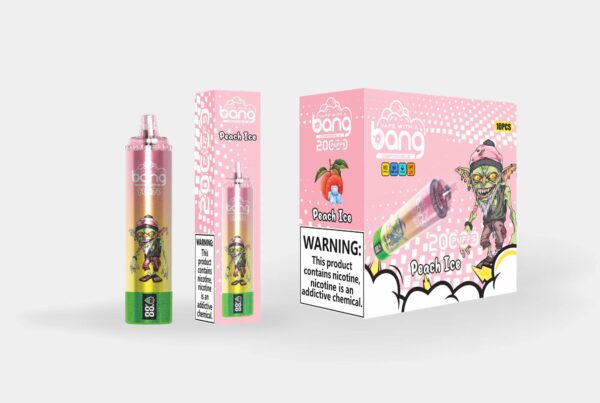 Bang Tornado 20K, sabor a melocotón helado