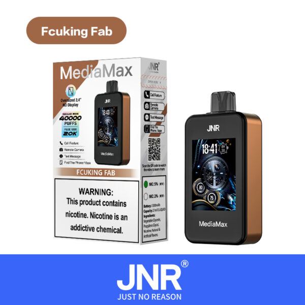 JNR Media Max 40K: la opción de sabor «Fcuking Fab»