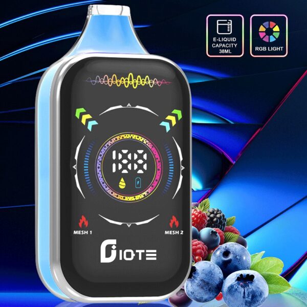 IQTE 50K, saveur Blue Razz Lemon en option
