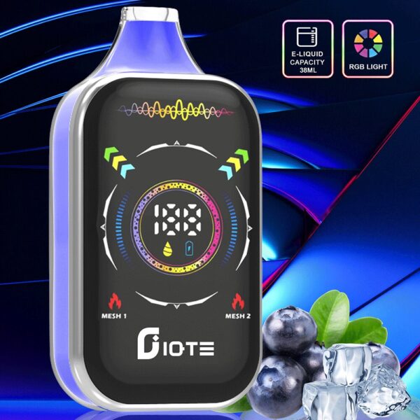 IQTE 50K, saveur « Blueberry Ice »