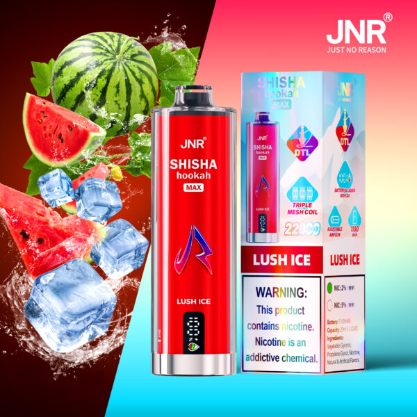 JNR Shisha Max 22K – Parfum « Lush Ice »