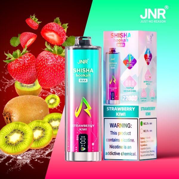 JNR Shisha Max 22K – Parfum fraise-kiwi