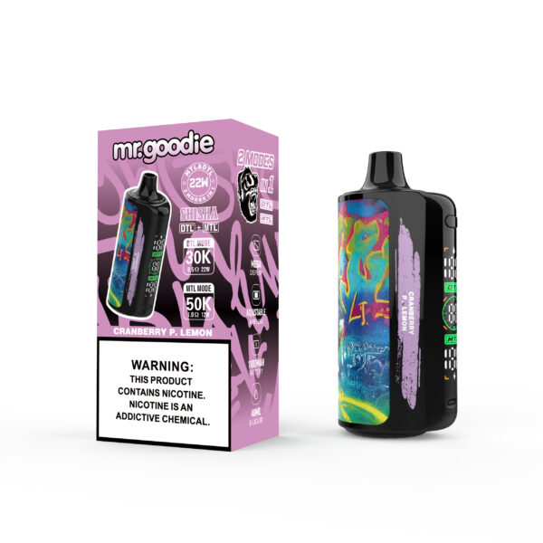 Mr.Goodie Shisha 50K Cranberry P. – met citroensmaak