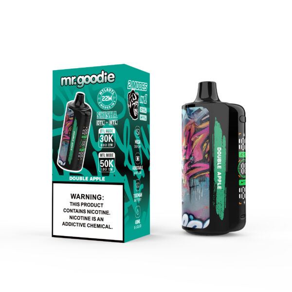 Mr.Goodie Shisha 50K met de smaak „Double Apple“