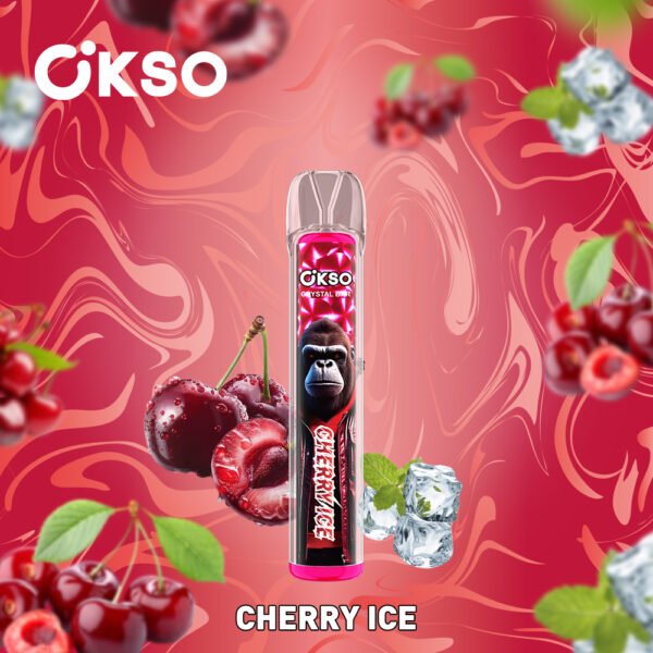 OKSO Crystal Bar 800 caladas, sabor Cherry Ice