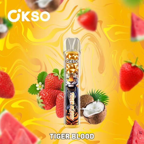 OKSO Crystal Bar 800 caladas, sabor «Tiger Blood»