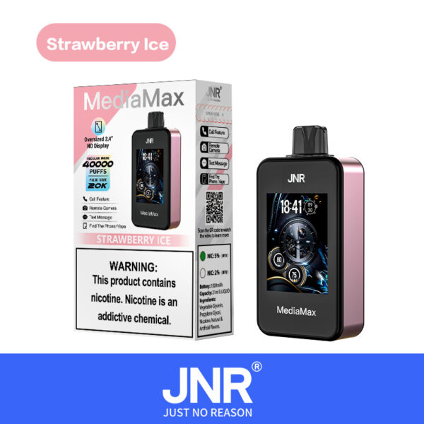 Opción de sabor «Fresa helada» de JNR Media Max 40K