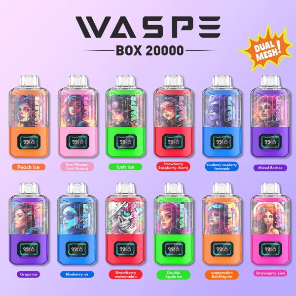 Options disponibles pour le WASPE 20K