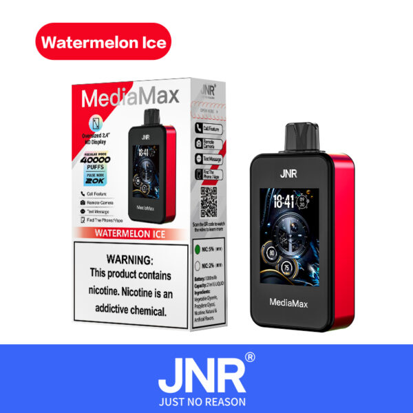 Opción de sabor «Sandía helada» de JNR Media Max 40K