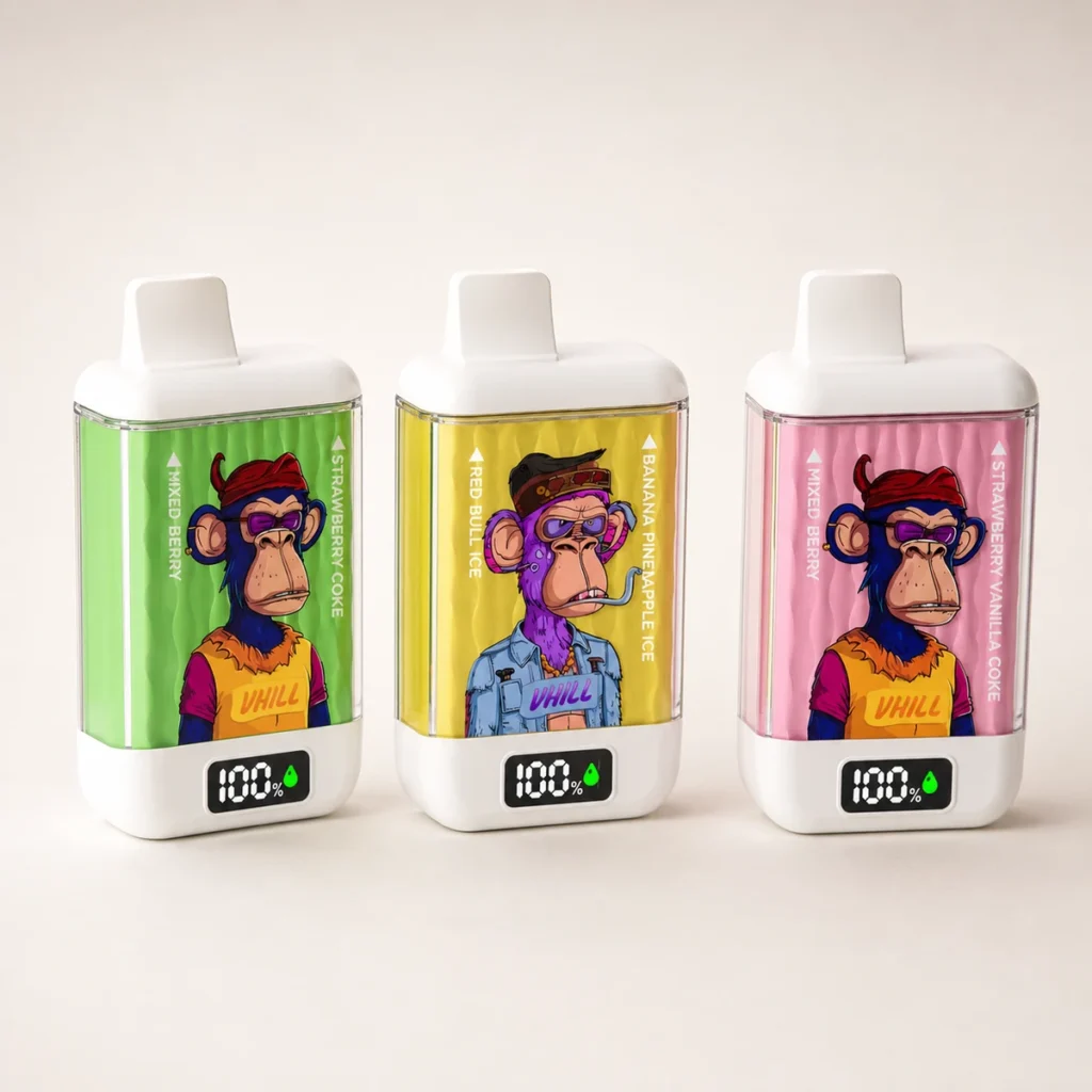 VHILL TWINS 60000 60K Puffs Dual Flavors LED Display Disposable Vape