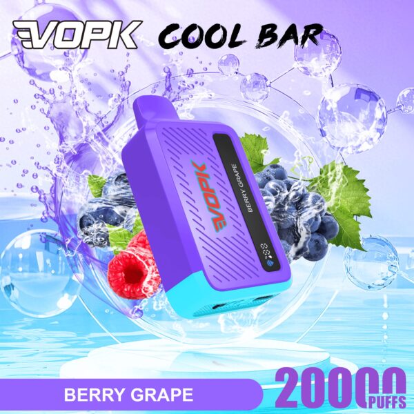 VOPK Cool Bar 20K, smaakvariant Berry Grape