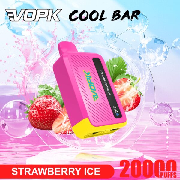VOPK Cool Bar 20K, smaakvariant Aardbei-ijs