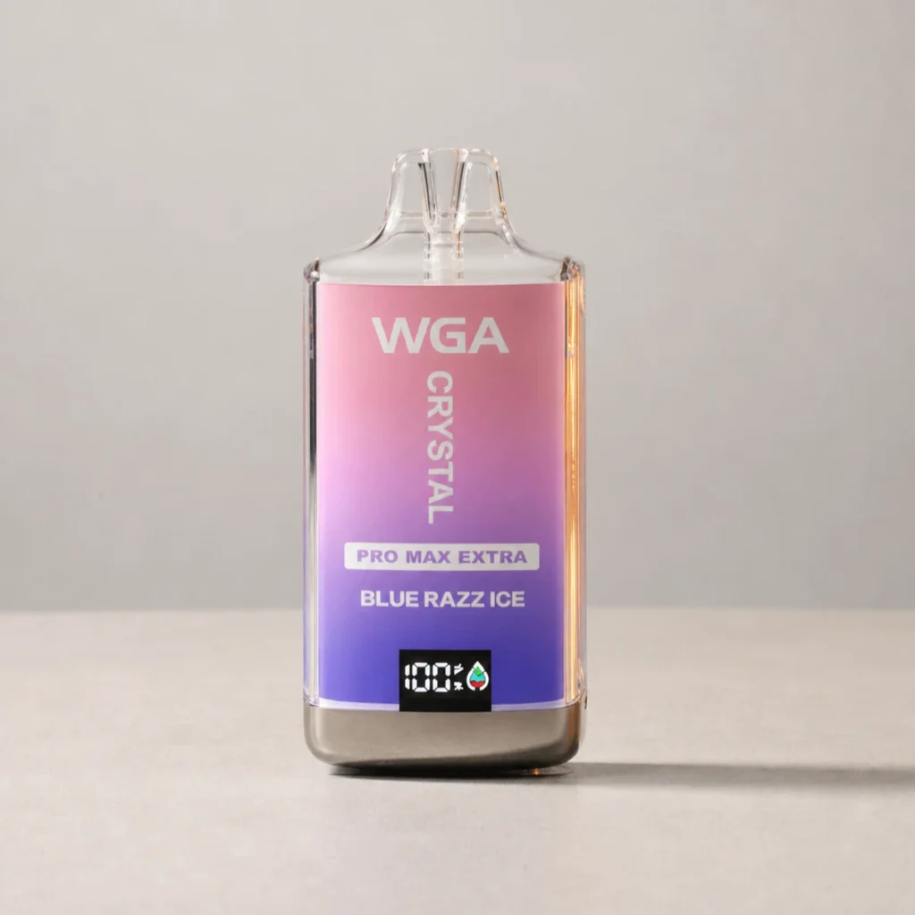 WGA Crystal Pro Max Extra 15.000 (15k) trekjes, met product-LED-display, wegwerp-vape