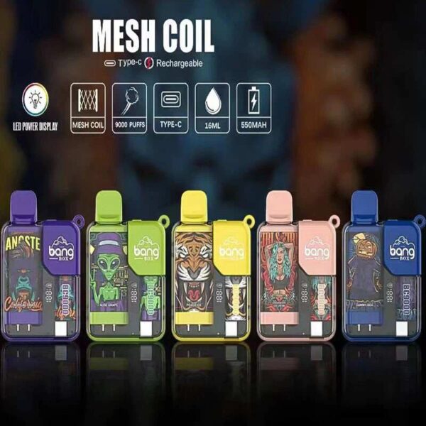 Envase del Bang Box 9K