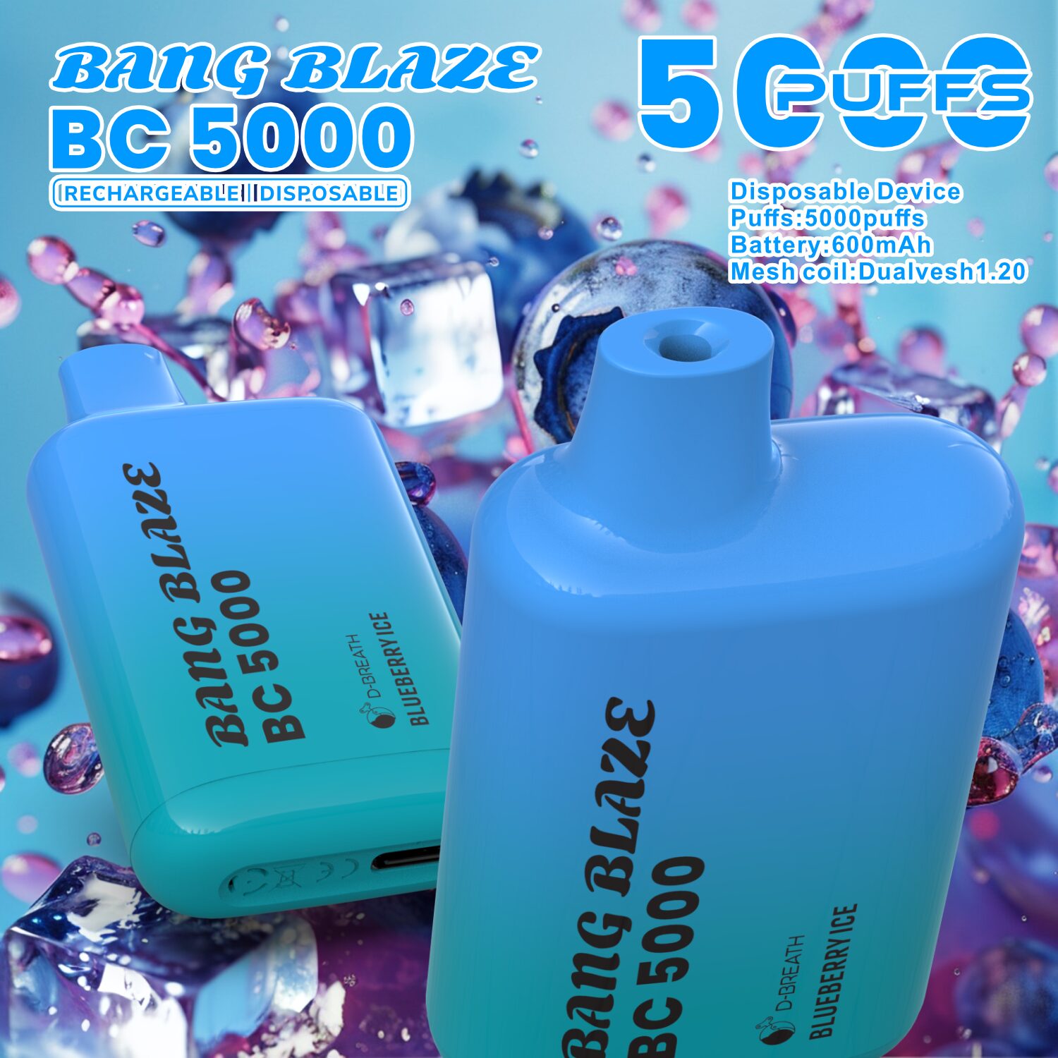 Bang Blaze BC5000 5K Puffs 2% 3% 5% Disposable Vape - Image 14