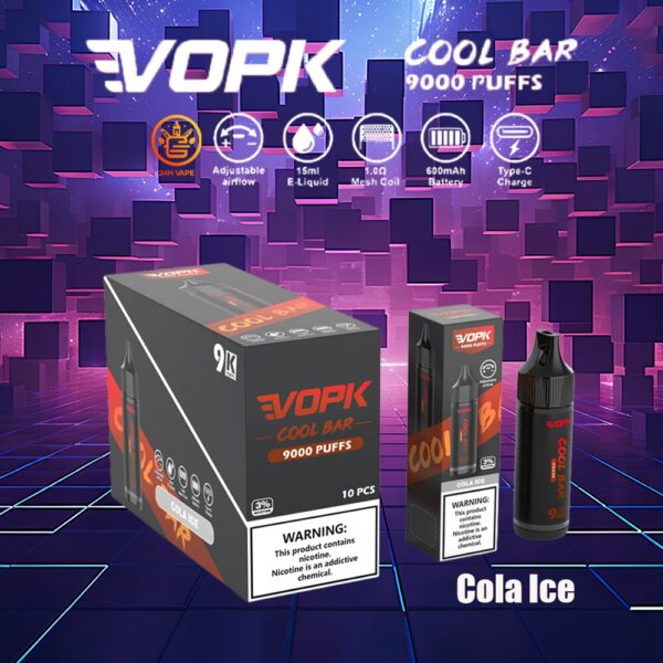 VOPK Cool Bar 9K, Geschmacksrichtung Cola Ice