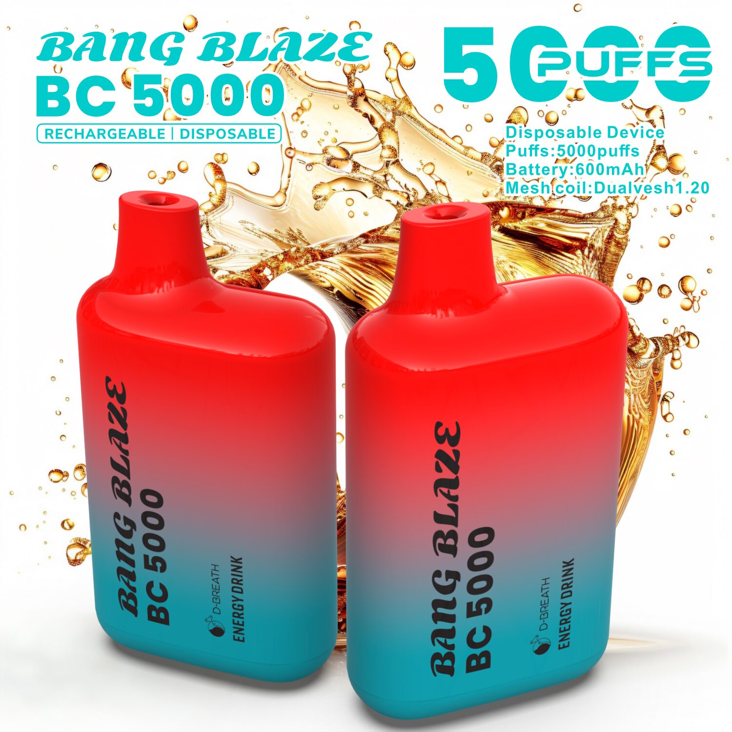 Bang Blaze BC5000 5K Puffs 2% 3% 5% Disposable Vape - Image 12