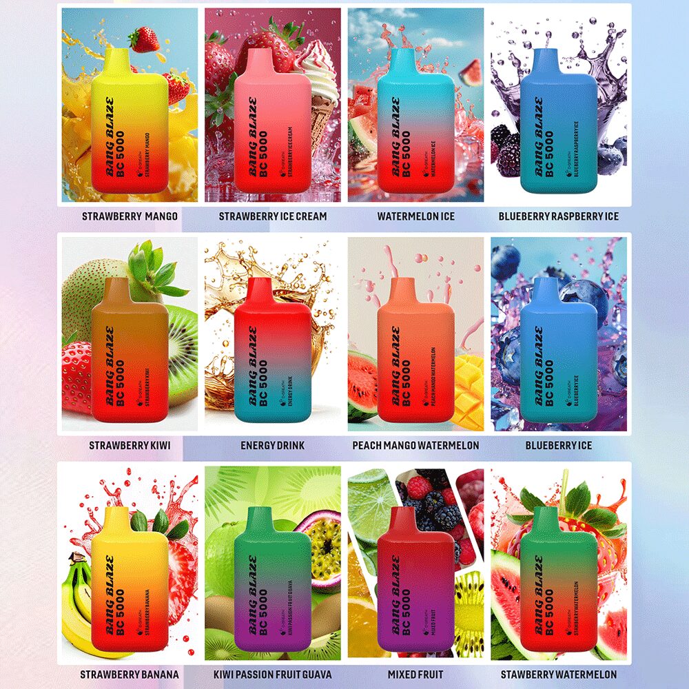 Bang Blaze BC5000 5K Puffs 2% 3% 5% Disposable Vape - Image 2