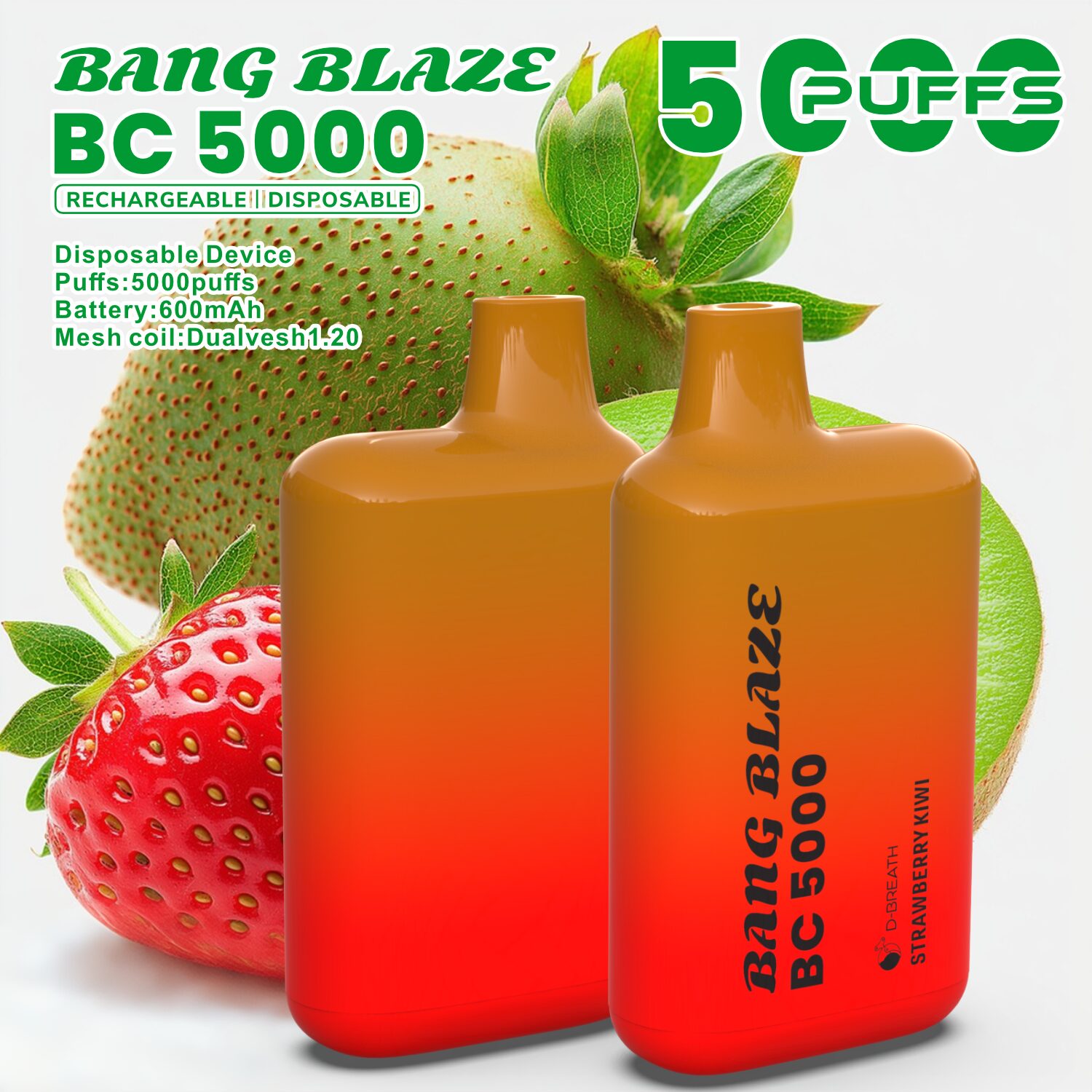 Bang Blaze BC5000 5K Puffs 2% 3% 5% Disposable Vape - Image 8