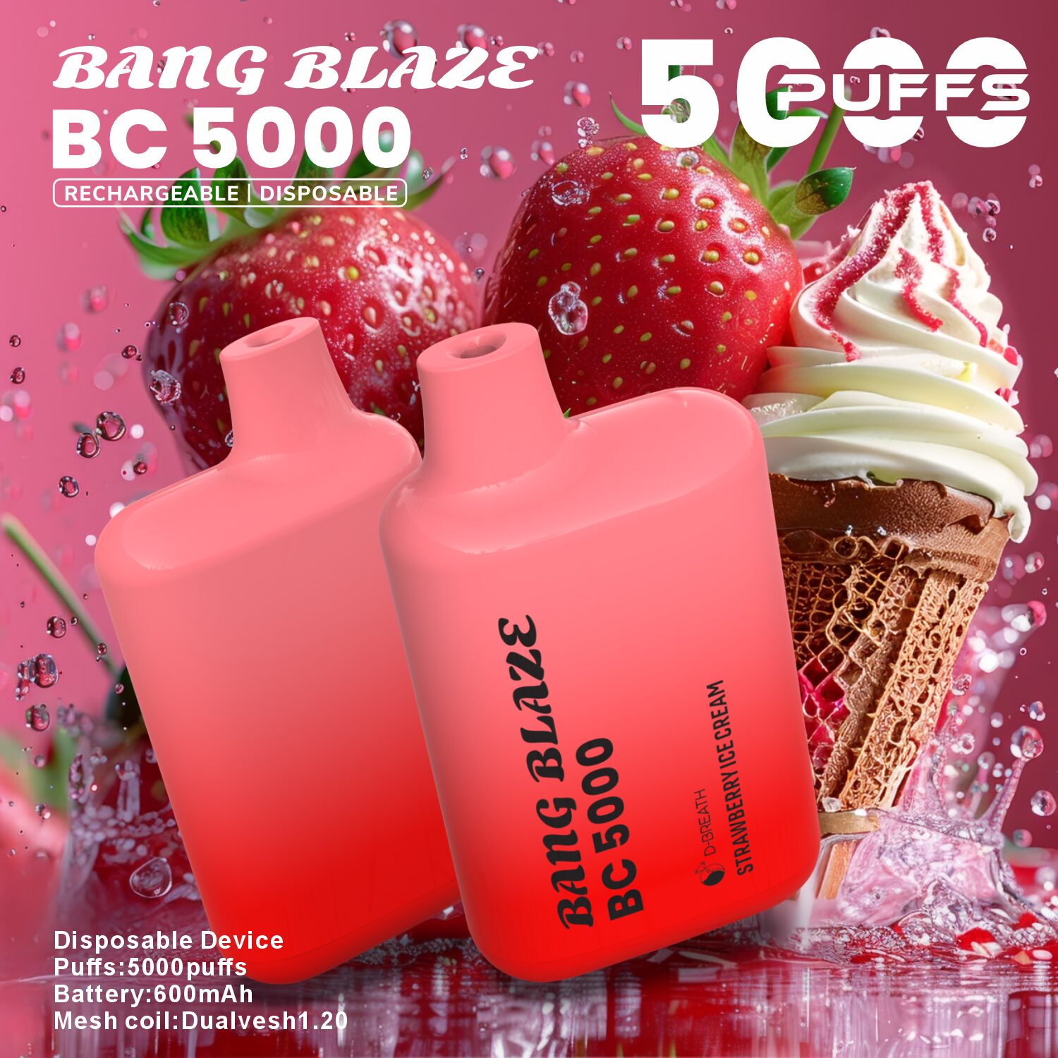 Bang Blaze BC5000 5K Puffs 2% 3% 5% Disposable Vape - Image 6